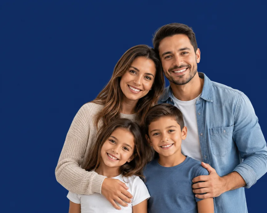 Familia en proyecto de vivienda B&M Construcciones